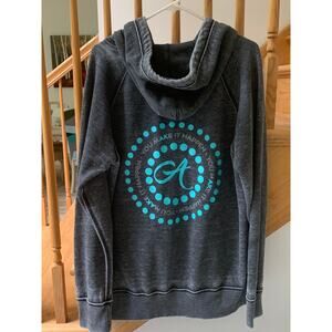 Men J. America Gray Sweatshirt Graphic Size Large L